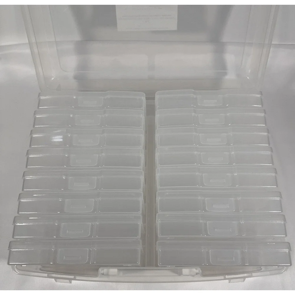 Hobby Lobby Photo Keeper Storage Case 16 Inner Cases Clear 4x6 Organizer